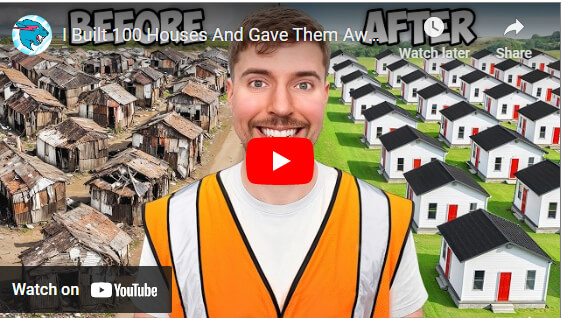 I Built 100 Houses And Gave Them Away